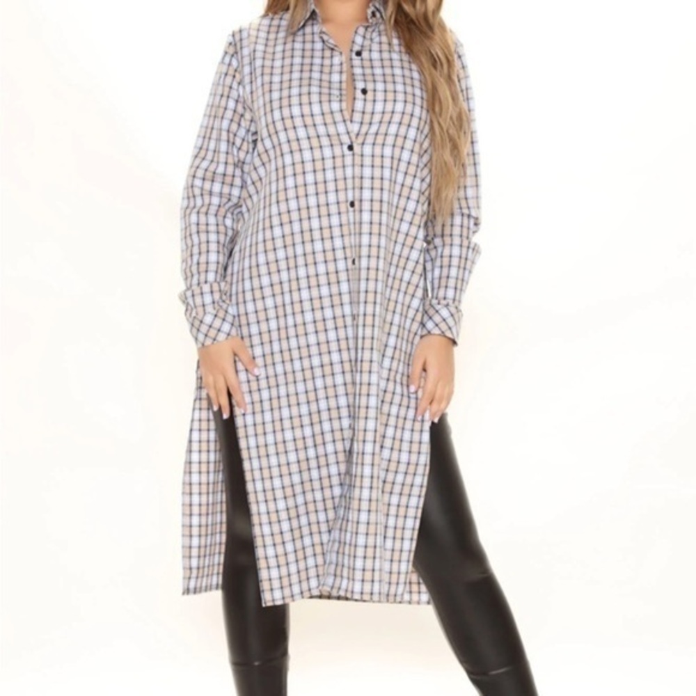 Plaid Long Shirt
